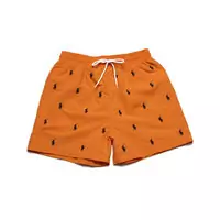 nouvelle collection de maillots de bain ralph lauren orange pony noir